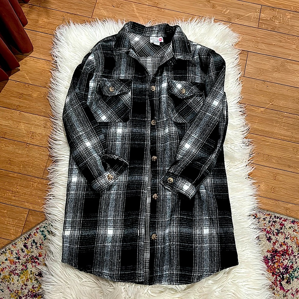 Kids long flannel